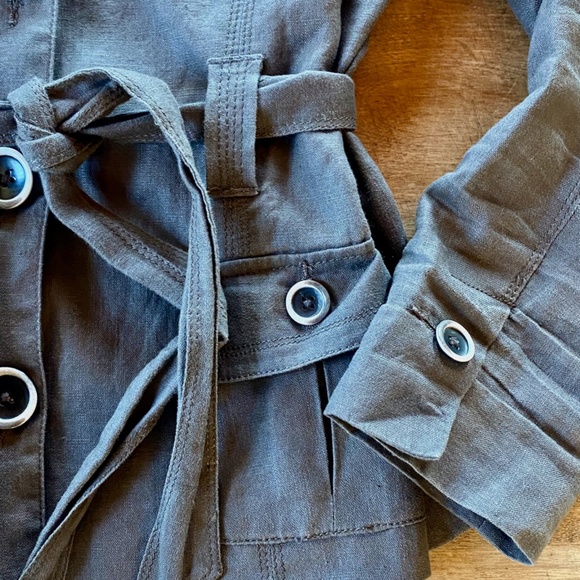 RW & Co. Brown Linen Jacket - Picture 3 of 6